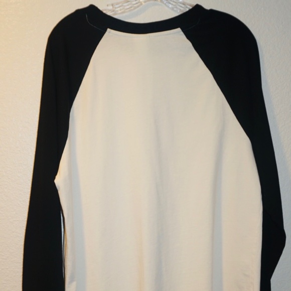 H&M Cream & Black Woman’s Baseball Shirt - Picture 4 of 7